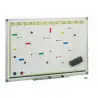 (PLS) FAIBO PIZARRA PLANIFICACIÓN SEMANAL METÁLICA LACADO BLANCO MARCO DE ALUMINIO 60X90CM