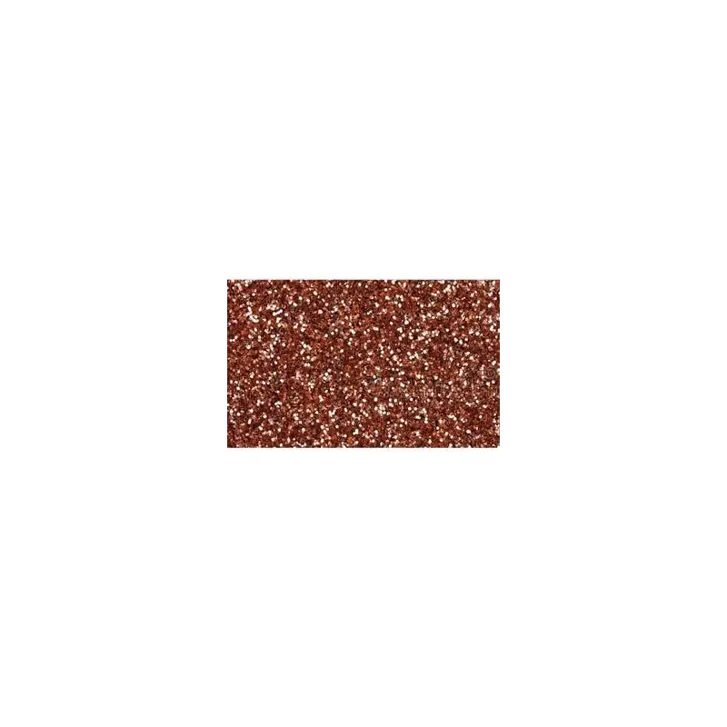 (572ZG14) FAMA GOMA EVA 50X70CM GROSOR 2MM GLITTER CASTAÑO PACK 10 UD
