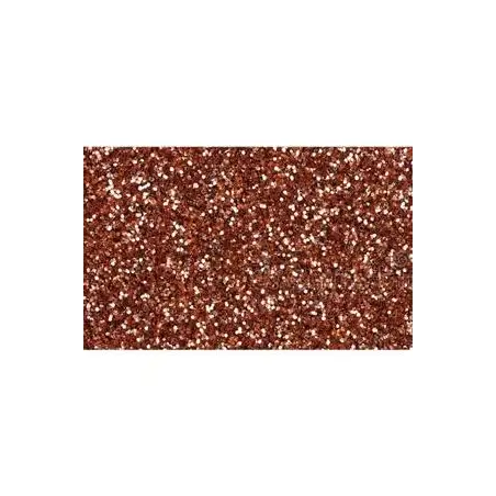 (572ZG14) FAMA GOMA EVA 50X70CM GROSOR 2MM GLITTER CASTAÑO PACK 10 UD
