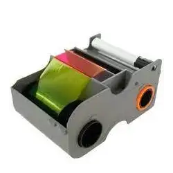(045000) FARGO CINTA DE TRANSFERENCIA TÉRMICA PARA 250 IMPRESIONES (YMCK0)  + RODILLO DE LIMPIEZA DTC1250 DTC1000