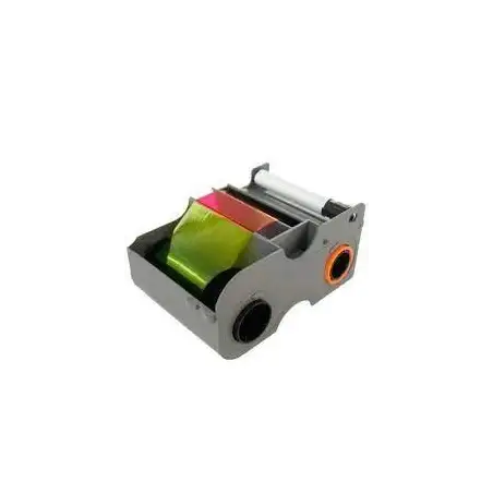 (045000) FARGO CINTA DE TRANSFERENCIA TÉRMICA PARA 250 IMPRESIONES (YMCK0)  + RODILLO DE LIMPIEZA DTC1250 DTC1000
