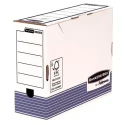 (0026501) FELLOWES CAJA DE ARCHIVO DEFINITIVO 100MM A4 SYSTEM AZUL