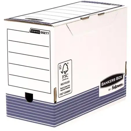 (0027701) FELLOWES CAJA DE ARCHIVO DEFINITIVO 150MM A4 SYSTEM AZUL