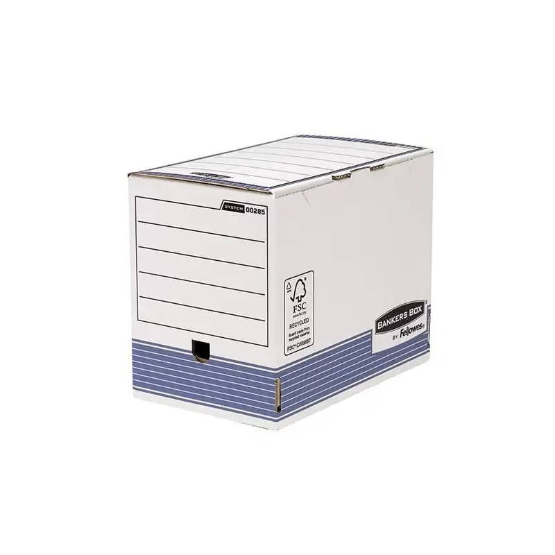 (0028501) FELLOWES CAJA DE ARCHIVO DEFINITIVO 200MM A4 SYSTEM AZUL