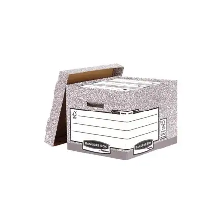 (00810-FFEU) FELLOWES CONTENEDOR DE ARCHIVOS GRIS CON TAPA