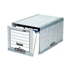 (01820EU) FELLOWES CAJÓN ARCHIVADOR 310X390X568MM CARTÓN RECICLADO GRIS