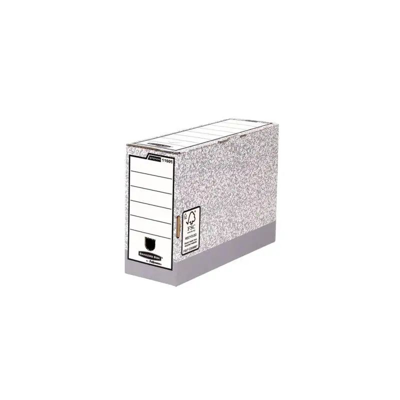 (1080501) FELLOWES CAJA DE ARCHIVO DEFINITIVO 100MM A4 GRIS