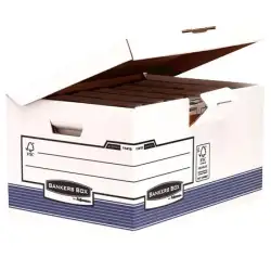 (1141501) FELLOWES MAXI CONTENEDOR DE ARCHIVOS CON TAPA FIJA SYSTEM AZUL