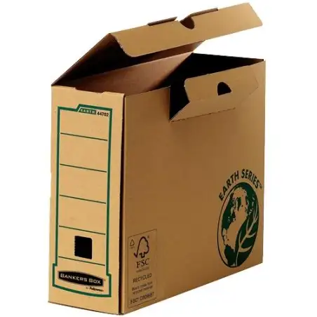 (4470201) FELLOWES CAJA DE ARCHIVO DEFINITIVO 100MM A4 EART SERIES NATURA
