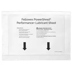 (4025601) FELLOWES HOJAS LUBRICANTES PARA DESTRUCTORA PACK 10 UD