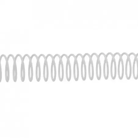 (5113601) FELLOWES ESPIRAL METÁLICA PASO 5:1 22MM A4 BLANCO PACK 100 UD