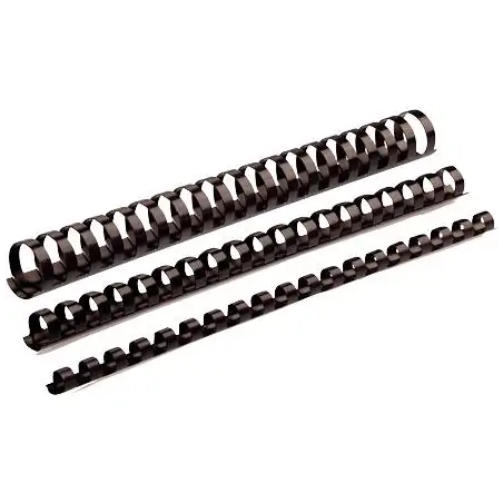 (5347307) FELLOWES CANUTILLO 16MM PLÁSTICO NEGRO PACK 100 UD