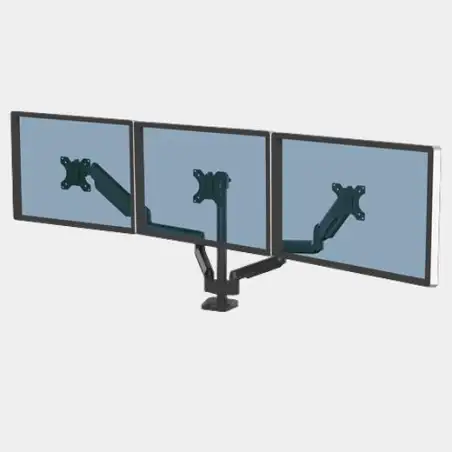 (8042601) FELLOWES BRAZO PARA MONITOR TRIPLE HORIZONTAL PLATINUM SERIES TM NEGRO