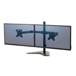 (8043701) FELLOWES PEANA PARA MONITOR DOBLE SEASA SERIES NEGRO
