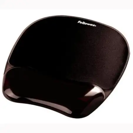 (9112101) FELLOWES ALFOMBRILLA CON REPOSAMUÑECAS GEL NEGRO