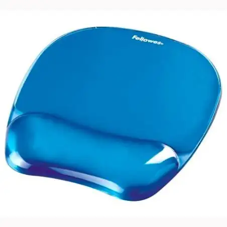(9114120) FELLOWES ALFOMBRILLA CON REPOSAMUÑECAS GEL AZUL
