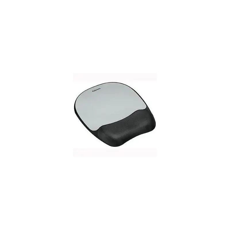 (9175801) FELLOWES ALFOMBRILLA CON REPOSAMUÑECAS MEMORY FOAM PLATEADO