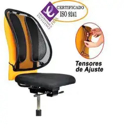 (9191301) FELLOWES RESPALDO ERGONÓMICO DE REJILLA MESH OFFICE SUITES OFICINA