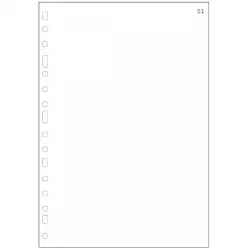 (4032009) FINOCAM RECAMBIO MULTITALADRO LISO FOLIO 3016