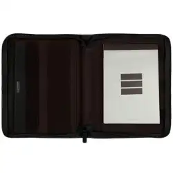 (5095260) FINOCAM PORTADOCUMENTOS CREMALLERA SERIE 00 MOD.J955.3 A5 POLIÉSTER NEGRO