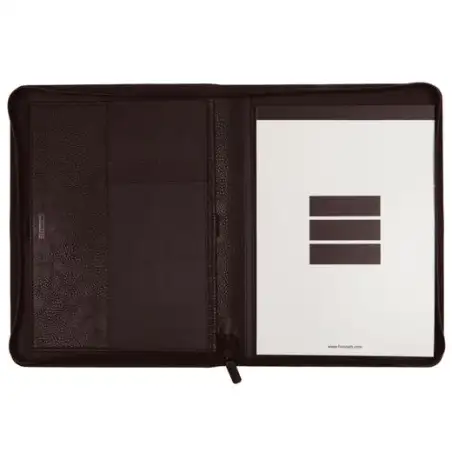 (5098060) FINOCAM PORTADOCUMENTOS FOCUS CREMALLERA A4 POLIURETANO EFECTO PIEL NEGRO