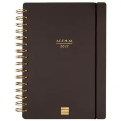 (627400127) FINOCAM AGENDA HAIKU ESPIRAL 16M E10-155X212MM SVH TAPAS CARTÓN SUAVE NEGRO 2026-2027