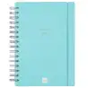 (627400427) FINOCAM AGENDA HAIKU ESPIRAL 16M E10-155X212MM SVH TAPAS CARTÓN SUAVE AZUL 2026-2027