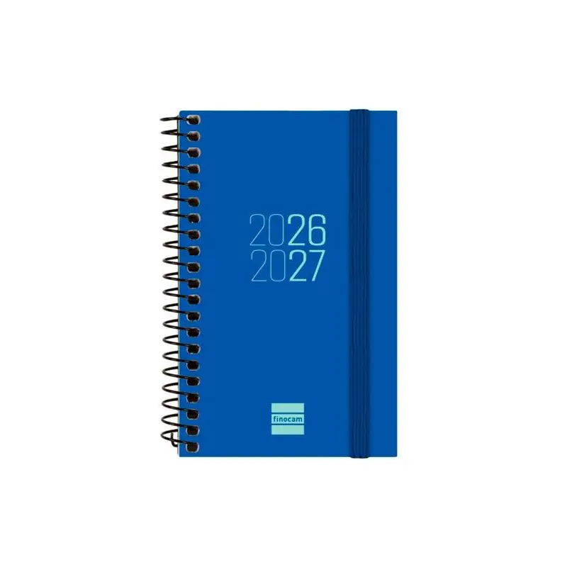 (632001527) FINOCAM AGENDA ESPIR PARA ESTUDIANTES ESPIRAL E3-79X127MM SVH AZUL CURSO 2026-2027