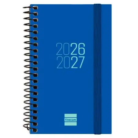 (632001527) FINOCAM AGENDA ESPIR PARA ESTUDIANTES ESPIRAL E3-79X127MM SVH AZUL CURSO 2026-2027
