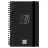 (632006027) FINOCAM AGENDA ESPIR PARA ESTUDIANTES ESPIRAL E3-79X127MM SVH NEGRO CURSO 2026-2027