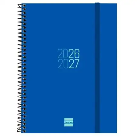 (633081527) FINOCAM AGENDA ESPIR PARA ESTUDIANTES ESPIRAL E10-155X212MM SVH AZUL CURSO 2026-2027