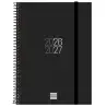 (633086027) FINOCAM AGENDA ESPIR PARA ESTUDIANTES ESPIRAL E10-155X212MM SVH NEGRO CURSO 2026-2027