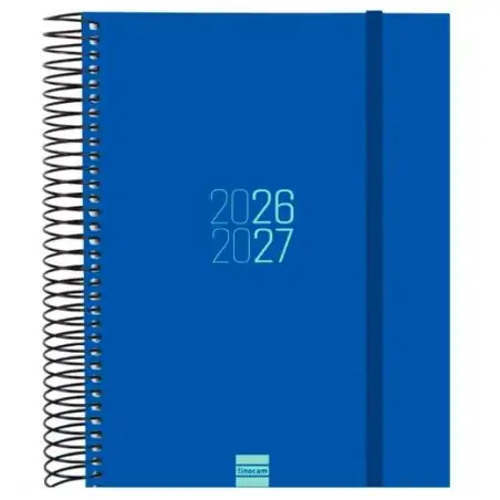 (633121527) FINOCAM AGENDA ESPIR PARA ESTUDIANTES ESPIRAL E10-155X212MM 1DP AZUL CURSO 2026-2027