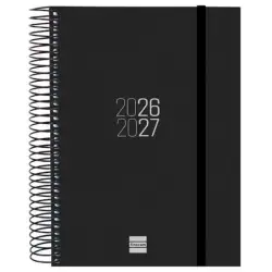 (633126027) FINOCAM AGENDA ESPIR PARA ESTUDIANTES ESPIRAL E10-155X212MM 1DP NEGRO CURSO 2026-2027