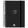 (633126027) FINOCAM AGENDA ESPIR PARA ESTUDIANTES ESPIRAL E10-155X212MM 1DP NEGRO CURSO 2026-2027