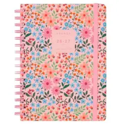 (646010427) FINOCAM AGENDA MONIQUILLA ESPIRAL E10-155X212MM SVH ROSA CURSO 2026-2027