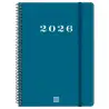(743501026) FINOCAM AGENDA ESPIRAL MY E10-155X212MM SVH TAPA DURA AZUL 2026