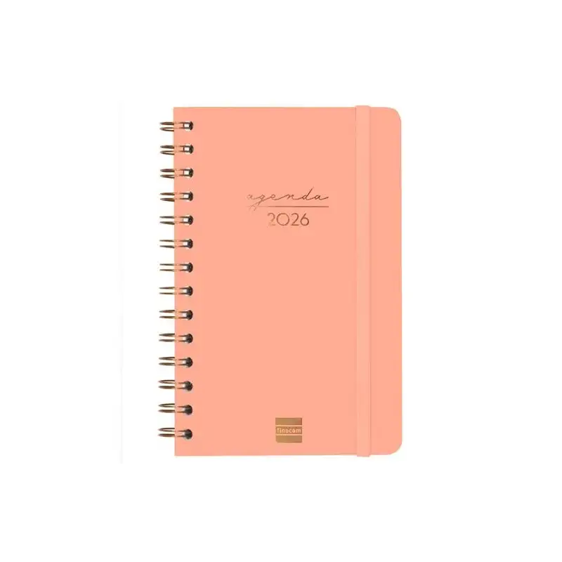(762000526) FINOCAM AGENDA ESPIRAL ALMA E5-117X181MM SVH TAPA DURA CORAL 2026