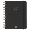 (762040126) FINOCAM AGENDA ESPIRAL ALMA E10-155X212MM 1DP TAPA DURA NEGRO 2026
