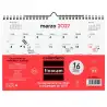 (782040027) FINOCAM CALENDARIO DE PARED 16 MESES PARA ESCRIBIR S-210X150MM MV NEUTRO 2026-2027