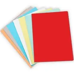 (400040508) GIO SUBCARPETA SIMPLE CARTULINA A4 180GR AMARILLO PASTEL -PACK DE 50U-