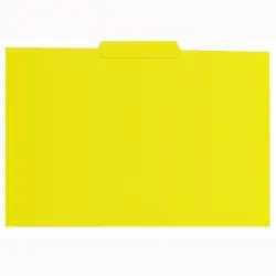 (400040696) GIO SUBCARPETA CON PESTAÑA CENTRAL FOLIO CARTULINA 250GR AMARILLO INTENSO -50U-