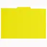 (400040696) GIO SUBCARPETA CON PESTAÑA CENTRAL FOLIO CARTULINA 250GR AMARILLO INTENSO -50U-