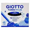 (F456002) GIOTTO ROTULADORES TURBO MAXI AMARILLO ESTUCHE 12 UD