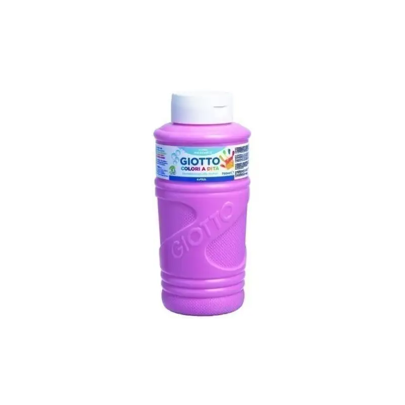 (F472906) GIOTTO PINTURA DE DEDOS DE 750 ML COLOR ROSA