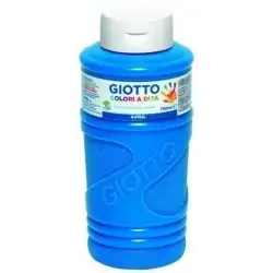 (F472915) GIOTTO PINTURA DE DEDOS DE 750 ML COLOR AZUL CYAN
