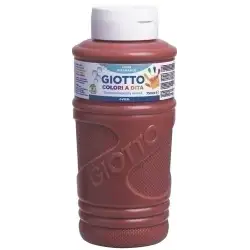 (F472928) GIOTTO PINTURA DE DEDOS DE 750 ML COLOR MARRÓN