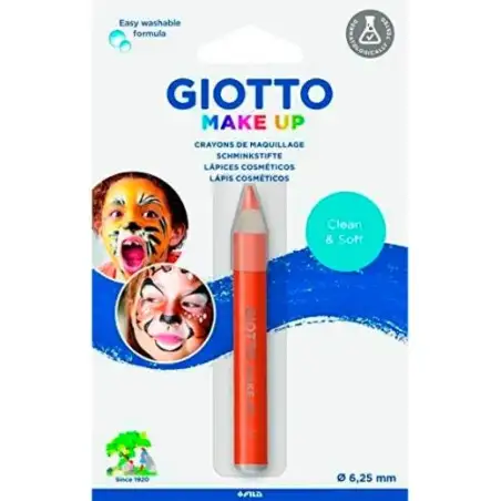 (F473111) GIOTTO LÁPIZ COSMÉTICO INDIVIDUAL UNISEX PARA NIÑOS NARANJA BLÍSTER