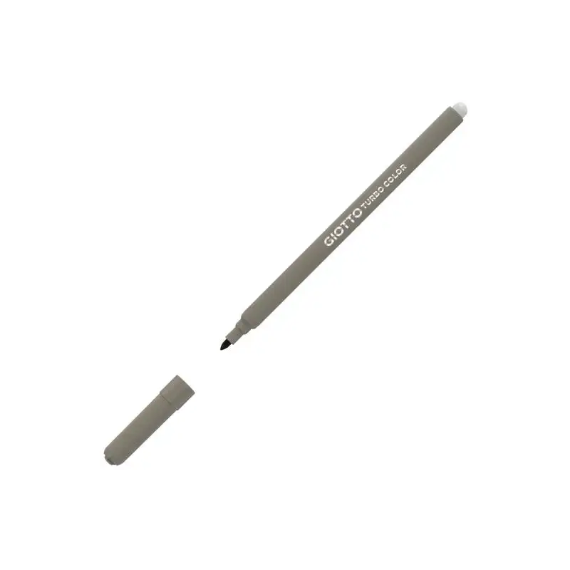 (F485025) GIOTTO ROTULADORES TURBO COLOR GRIS CAJA 12 UD