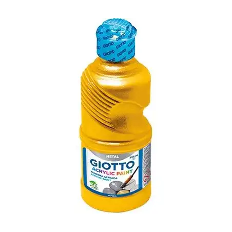 (F53380000) GIOTTO TÉMPERA ACRÍLICA ORO BOTELLA 250ML